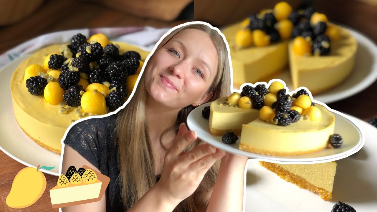 MANGO SIERA KŪKA | vegāniska, bez glutēna, cepšanas un eļļas