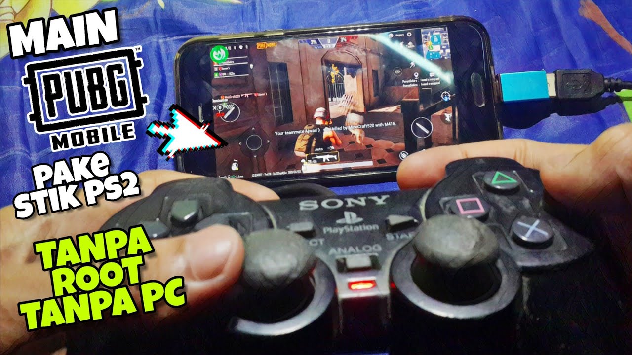 Cara Main PUBG Mobile Pakai Stik PS2