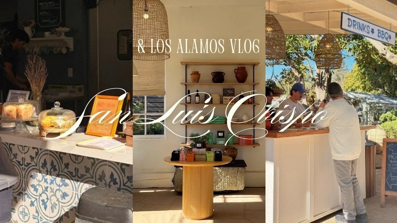 【LAから2時間】おしゃれな街発見🚩SLO & Los Alamos｜カフェ・雑貨｜セントラルコースト週末旅