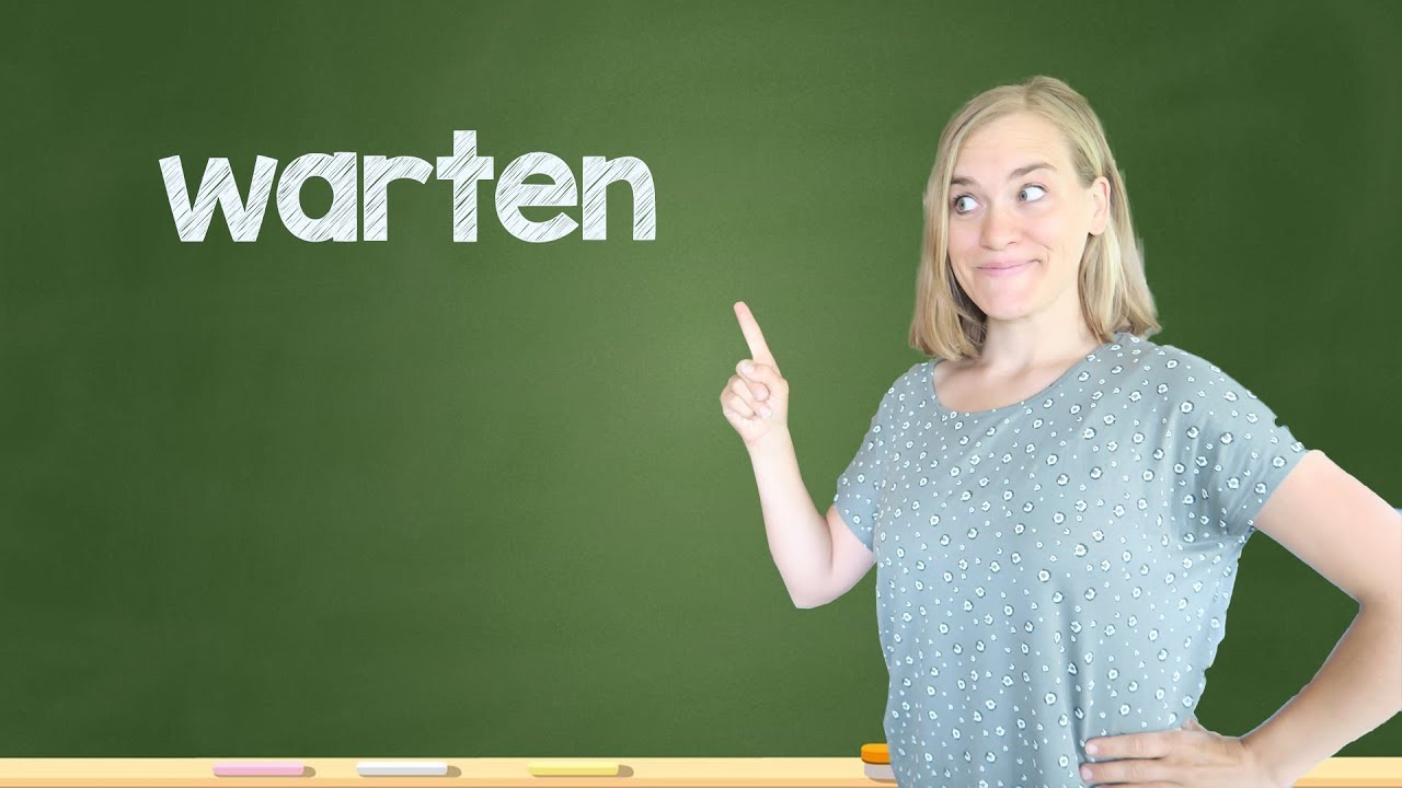 German Lesson (126) - warten • erwarten • abwarten • erwartungsgemäß - B1/B2
