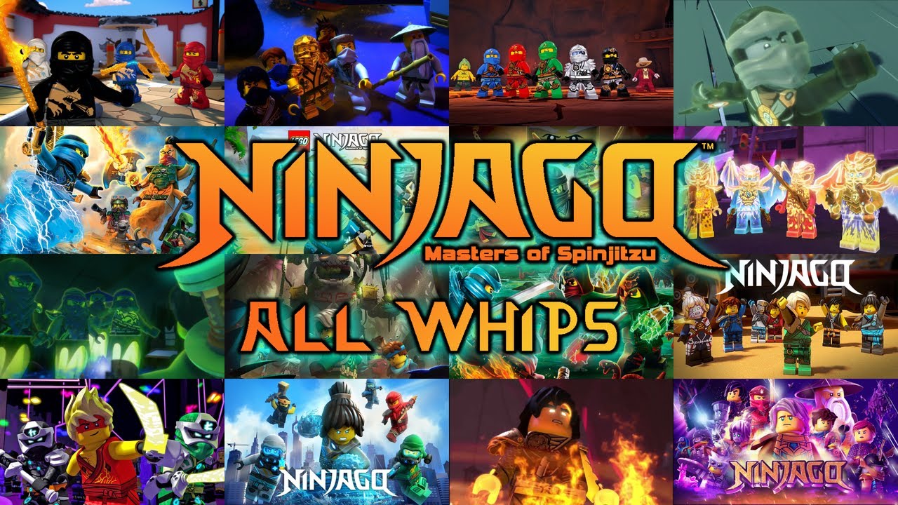 All Whips (+ Crystalized)  - LEGO Ninjago