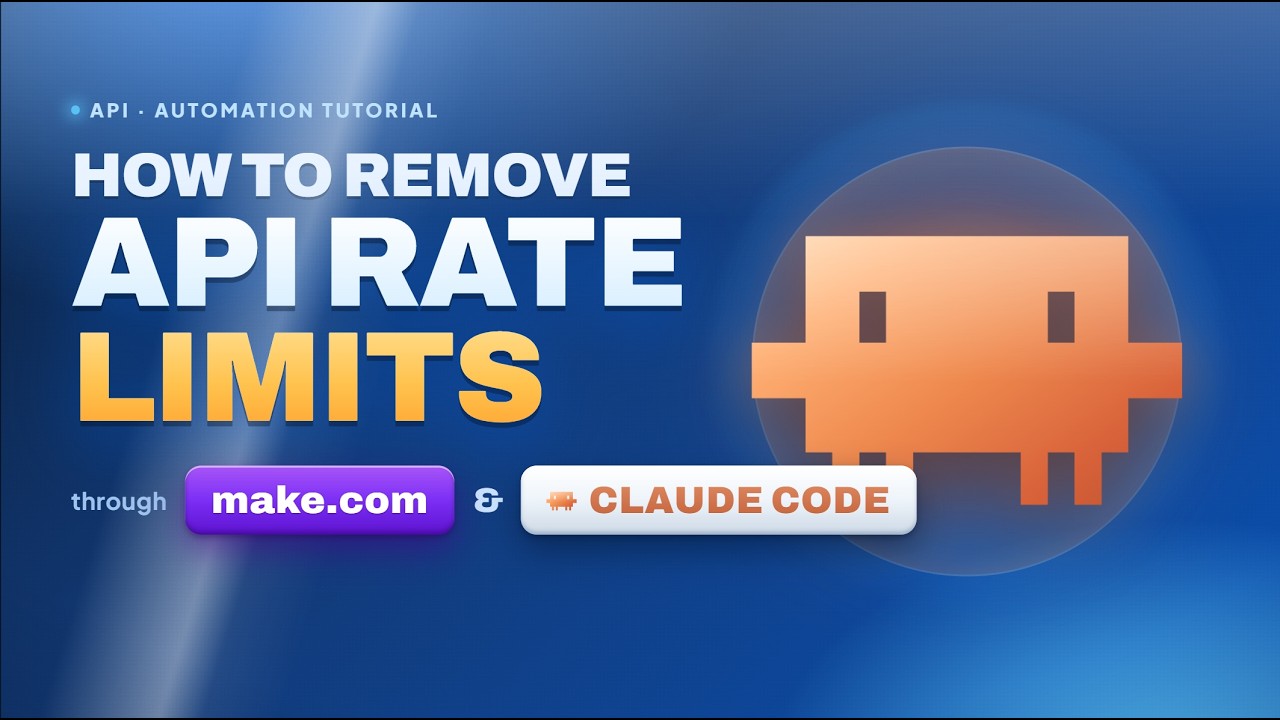 How to remove API limits with Make.com and Cluade Code [English]