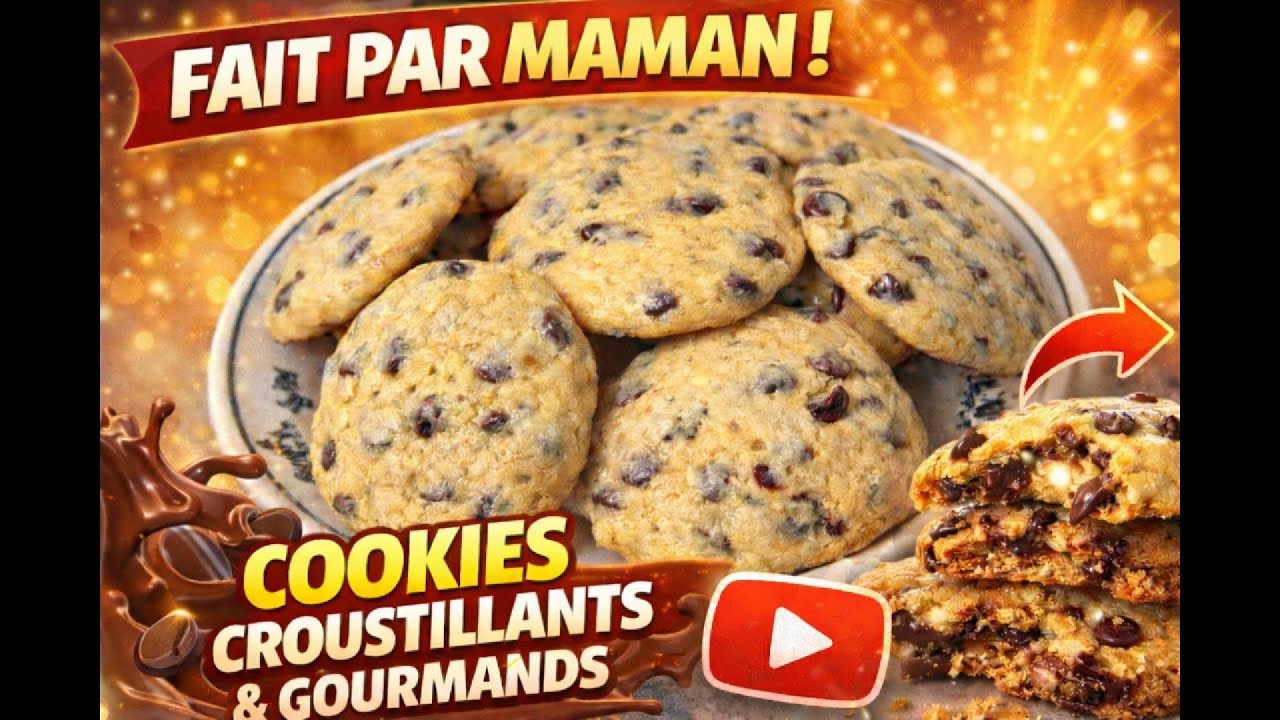Ces cookies vont devenir ton dessert préféré 🤯 (recette facile)