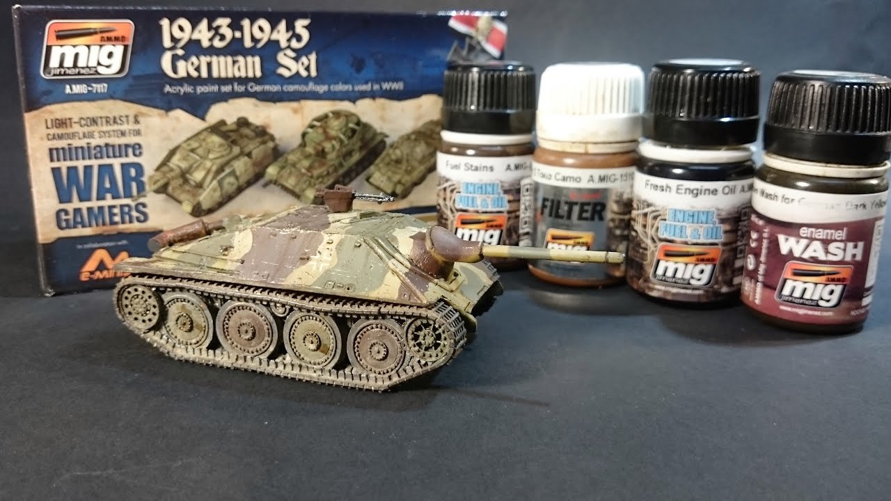 Painting a Jagdpanzer Hetzer from Warlord Games