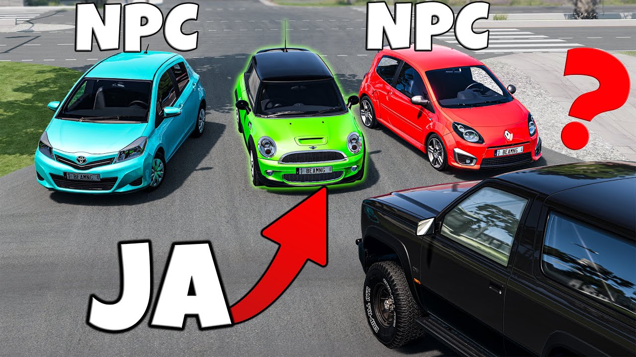 ❄️ CHOWAM SIĘ W RUCHU ULICZNYM PRZED WIDZAMI!? | BeamNG Drive |