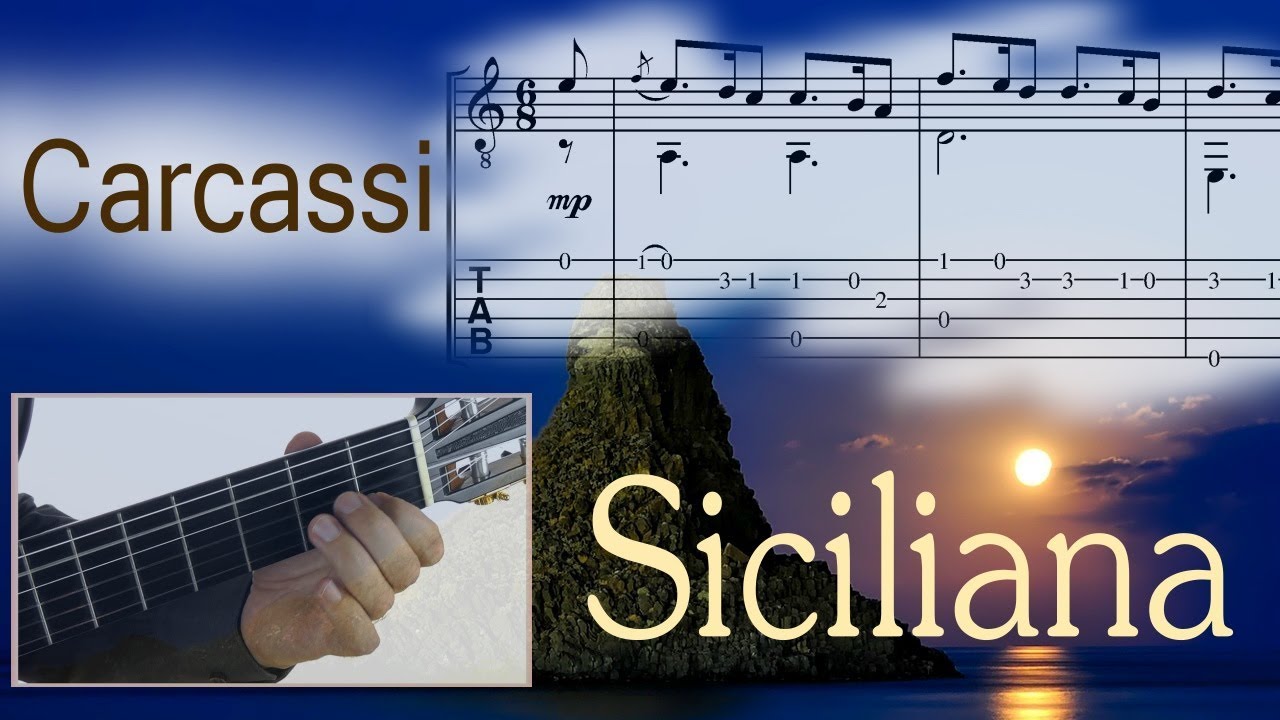 ♫♫ Carcassi - Siciliana - Guitar Tutorial