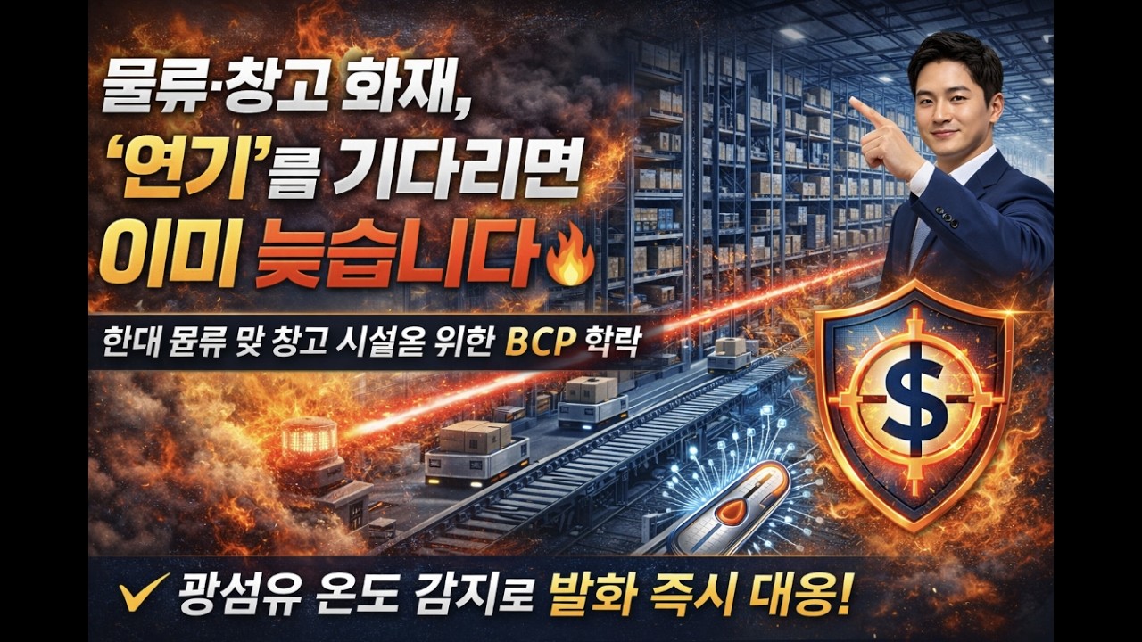 연기 감지기가 소용없는 창고가 있습니다 — 물류센터 화재를 막는 NWC DTS 기술