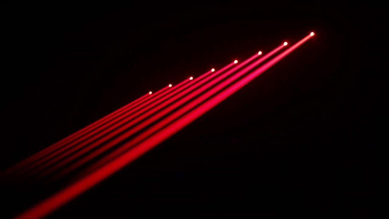 8x500mw 8 Eyes Red Laser Moving Head Light Beam Stage Lighting