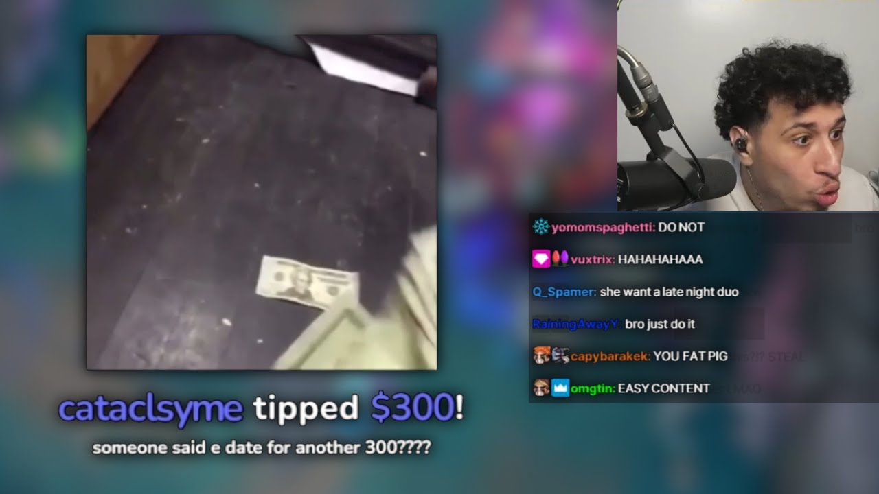 humzh gets a e-date invitation from his newest e-girl oiler after getting donated $1500 from her