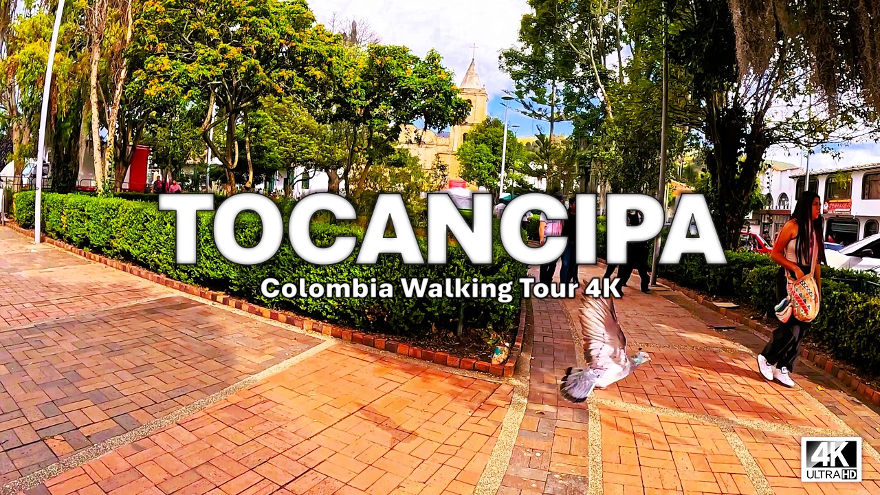 Tocancip&aacute;, 🇨🇴 Colombia Walking Tour, [4K Ultra HD]
