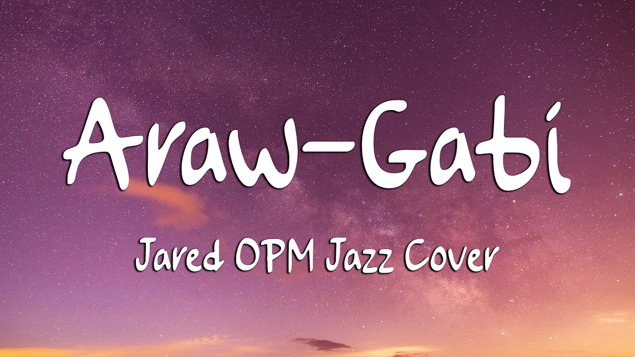 Araw-Gabi - Regine Velasquez (OPM Jazz Cover by Jared) (Lyrics) (Loop Video)