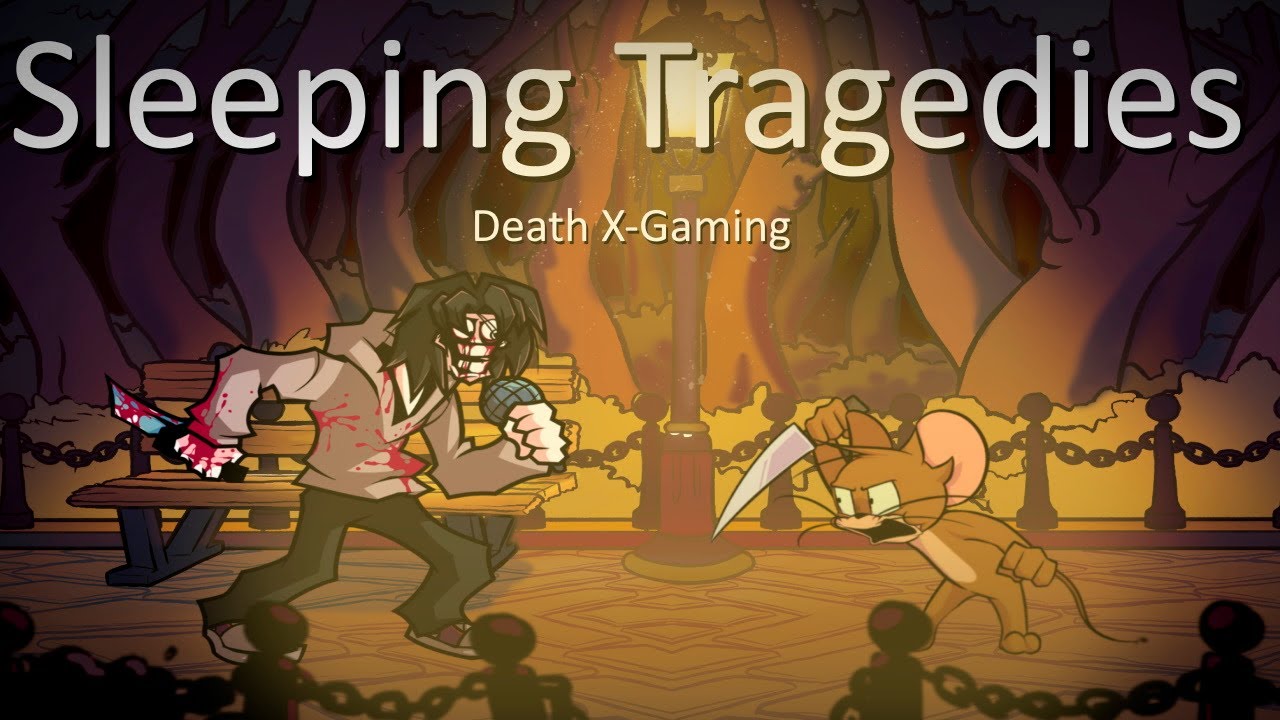Friday Night Funkin' - Sleeping Tragedies But It's Jeff The Killer Vs Jerry (My Cover) FNF MODS