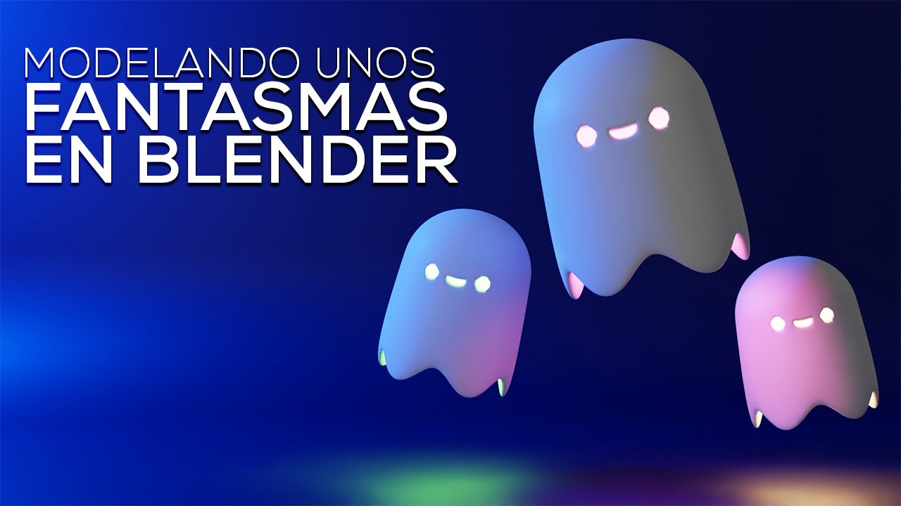 Modelando fantasmitas en BLENDER