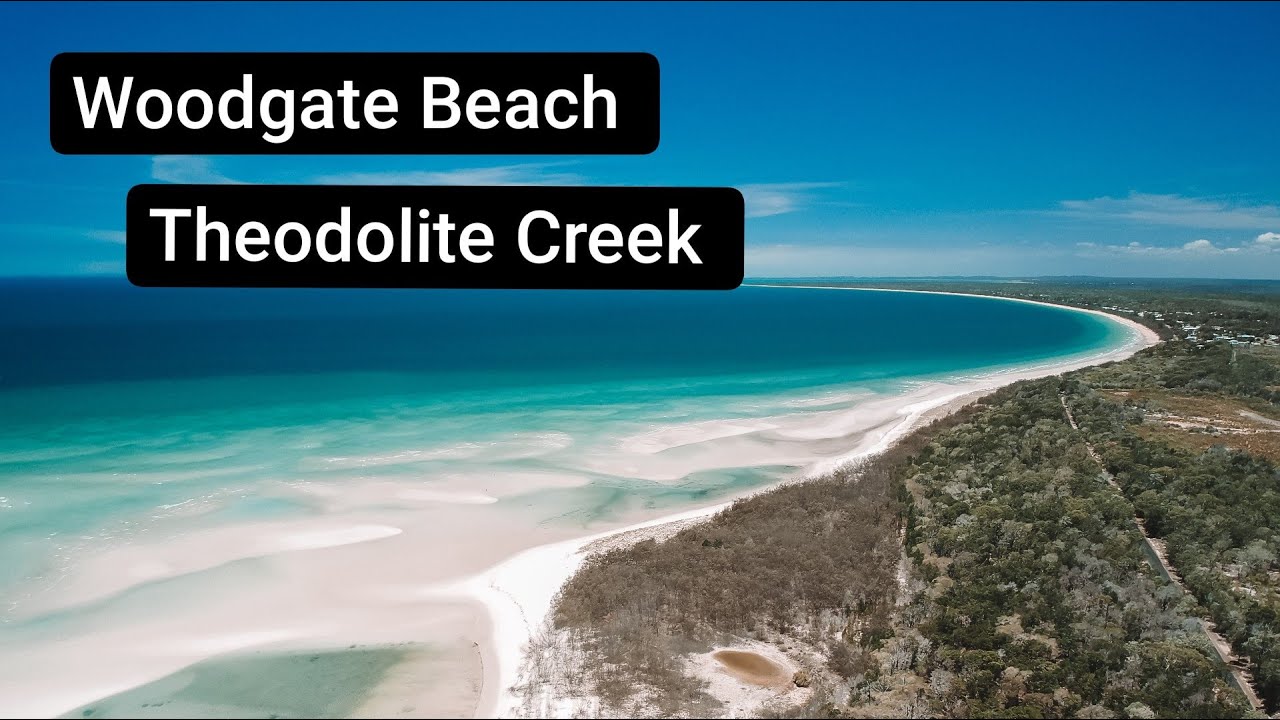 WOODGATE BEACH & THEODOLITE CREEK | Drone, Swimming & Underwater footage near Bundaberg, Queensland