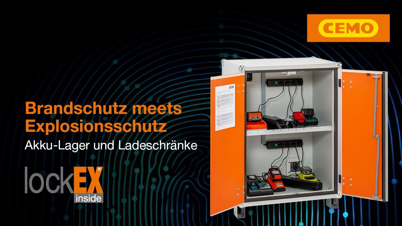 Brandschutz meets Explosionsschutz - Sicherheit bei Akku-Explosion