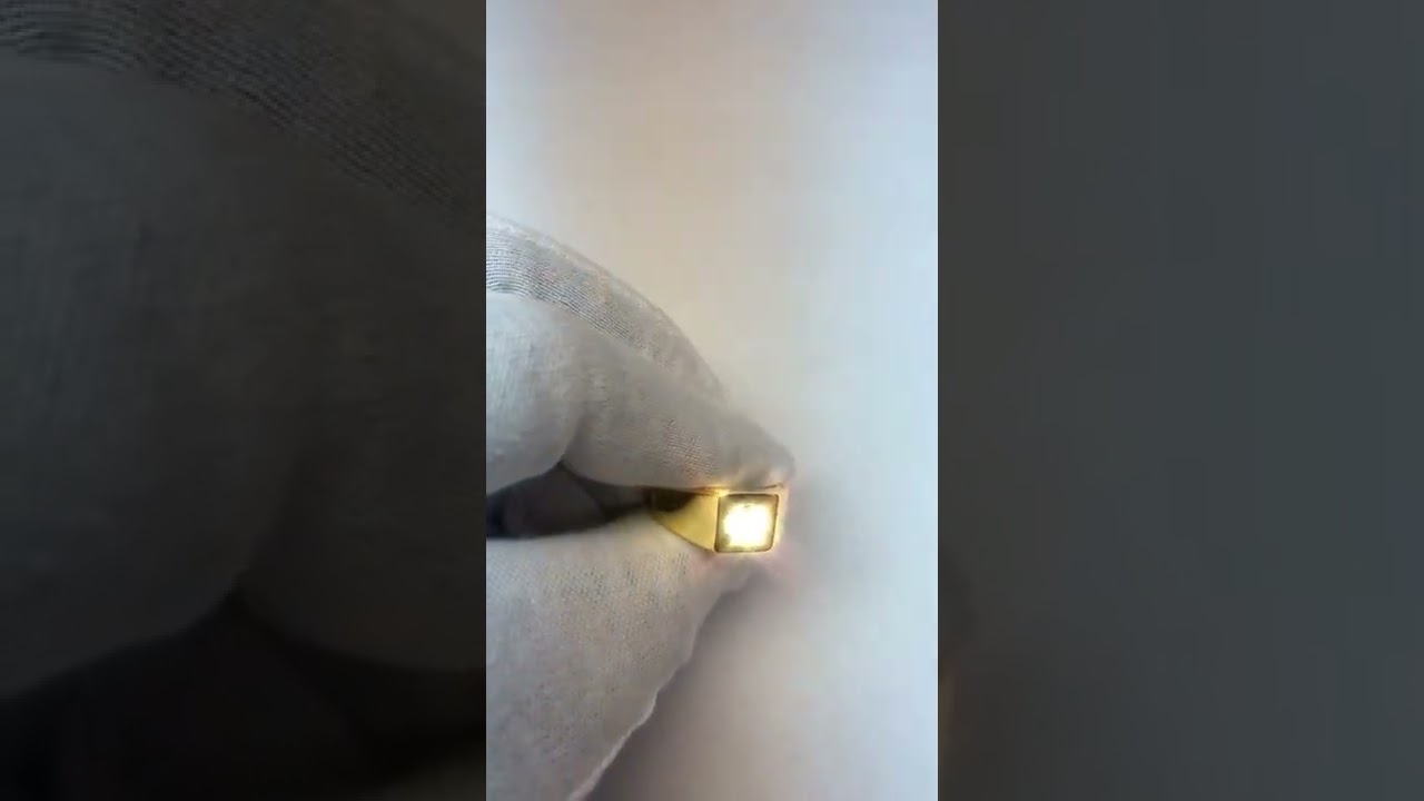 1 Carat F VS1 Diamond Men's Solitaire Ring 14K Yellow Gold