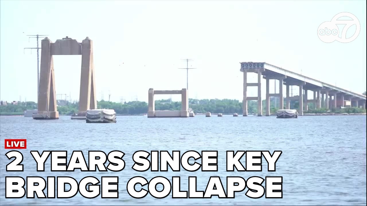 🔴LIVE | Gov. Moore marks 2 years since Key Bridge Collapse