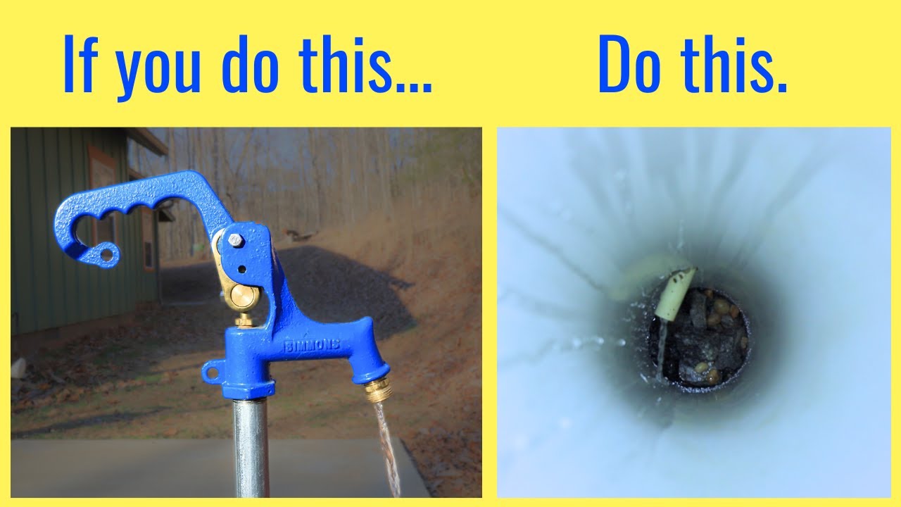 OUTDOOR WATER SPIGOT?  Spicket?  If you install a frost proof hydrant, watch this first!  No freeze.