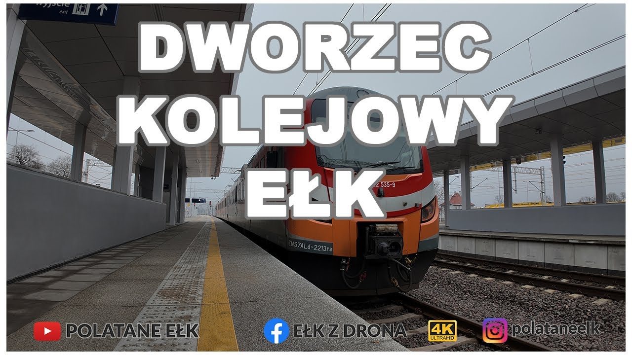 Dworzec kolejowy Ełk - Spacer