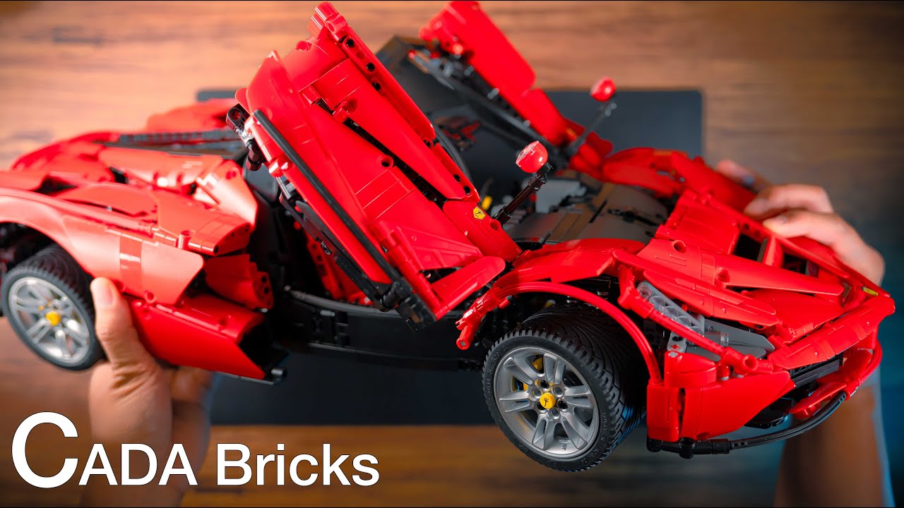 Cada Bricks Ferrari | Speed Build | Designed by Thijs De Boer C61505w