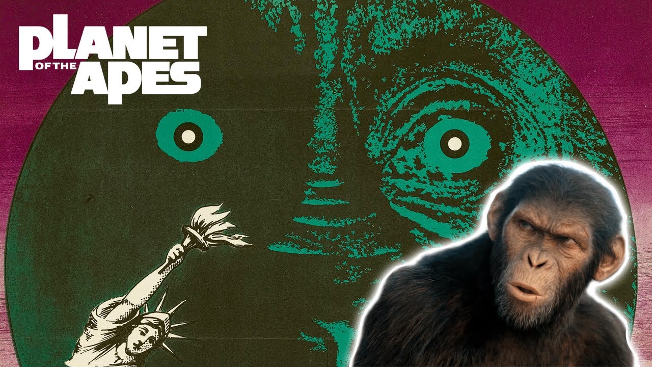 Planet Of The Apes 1968 Euro Movie Poster Is Bizarre but Brilliant.