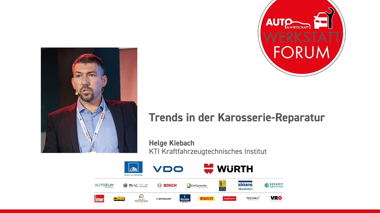WERKSTATT-FORUM 2026: Helge Kiebach (KTI) - Trends in der Karosserie-Reparatur