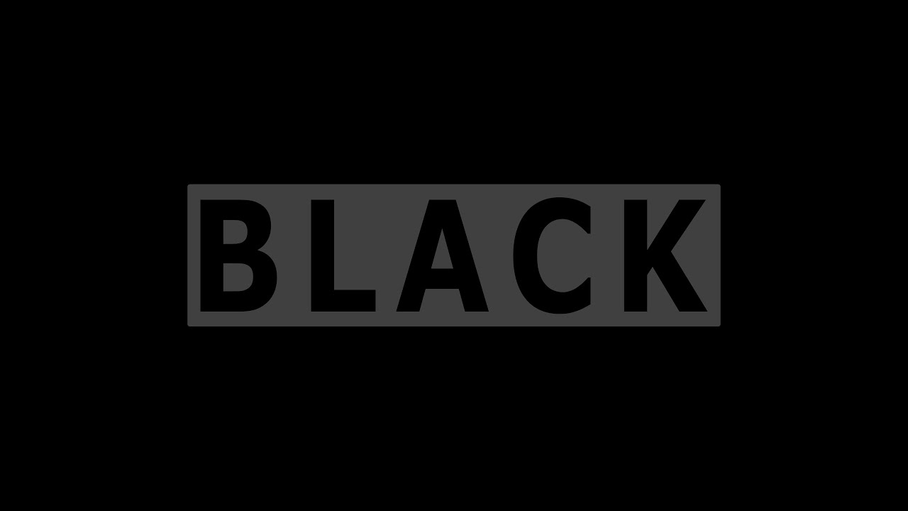 Черный фон / Black background / Черный экран