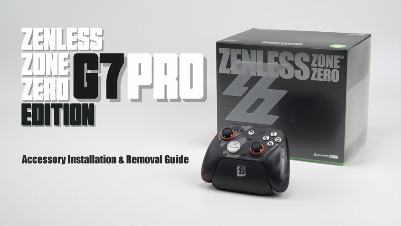 Как настроить GameSir G7 Pro (ZZZ Edition) — замена джойстиков, лицевых панелей и зарядного кейса.