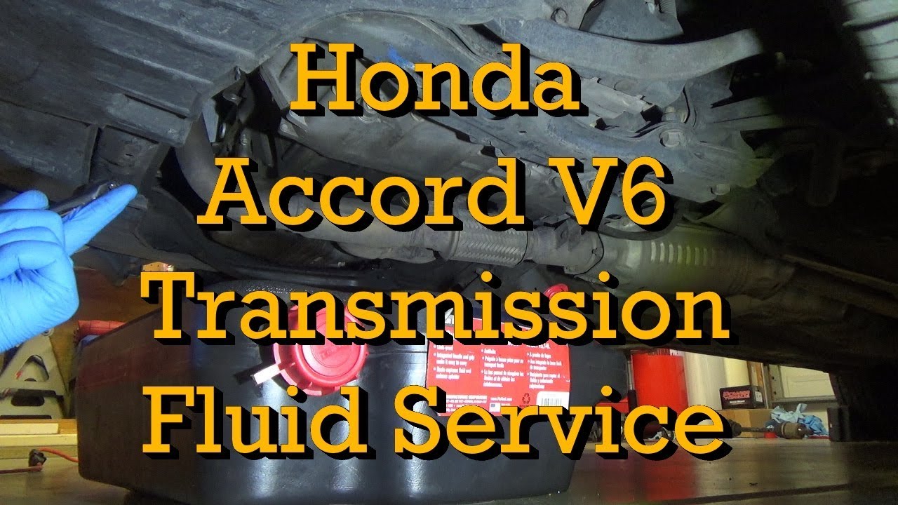 Honda Accord V6 Automatic Transmission Fluid Service 1999 (1998-2002 Similar) (Drain and Fill)