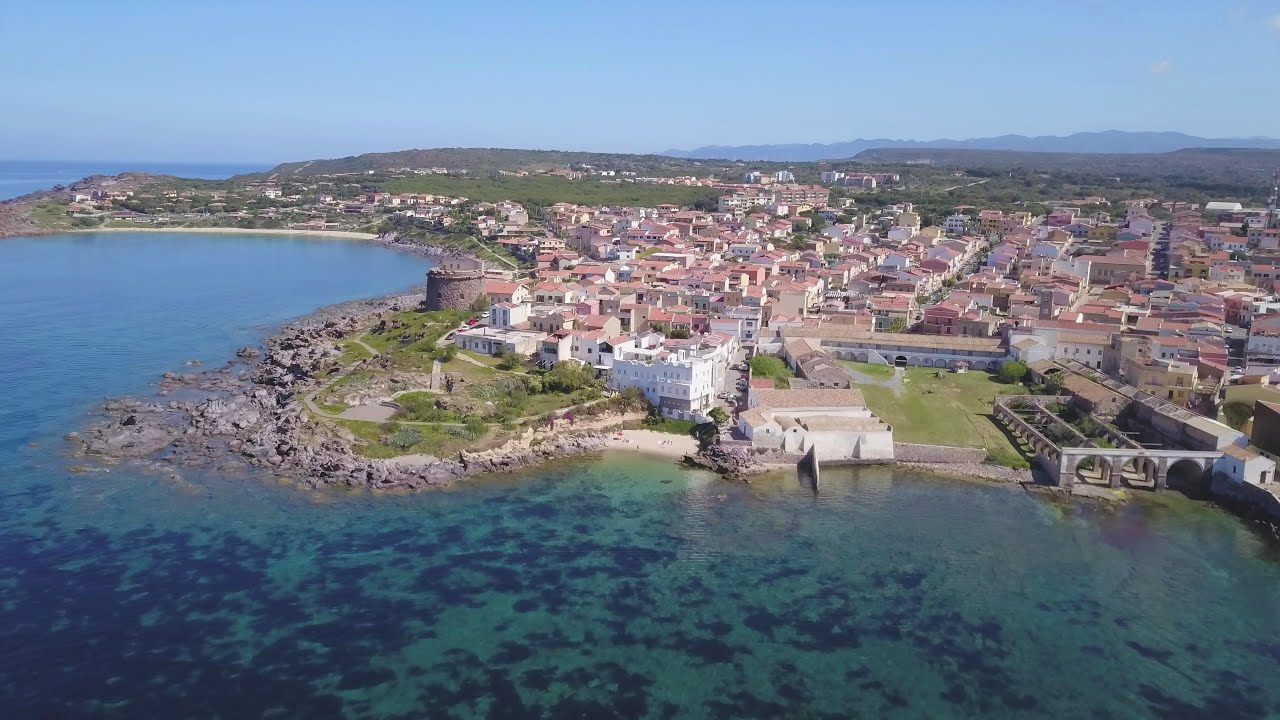 Tra i borghi più belli della Sardegna  ' Portoscuso ' e la sua spiaggia  4k