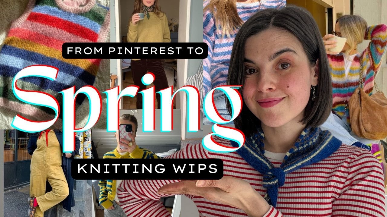 From Pinterest to Projects: Cozy Spring Knitting WIPs! 🌦️