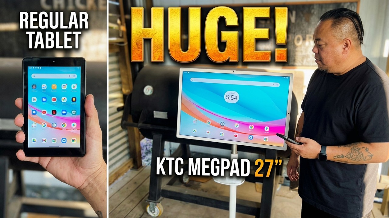 KTC MegPad 27 inch review #ktc #tablet #review #andriodtv 