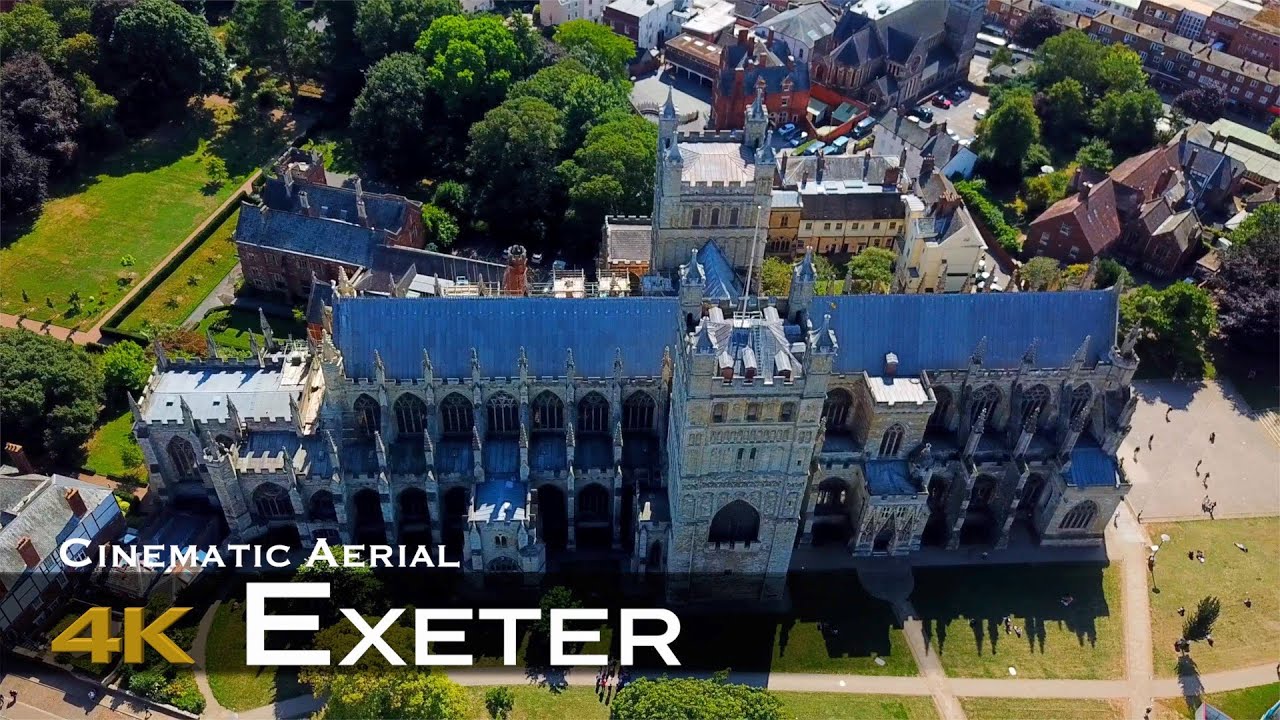 EXETER 4K Drone 🇬🇧 | England UNITED KINGDOM