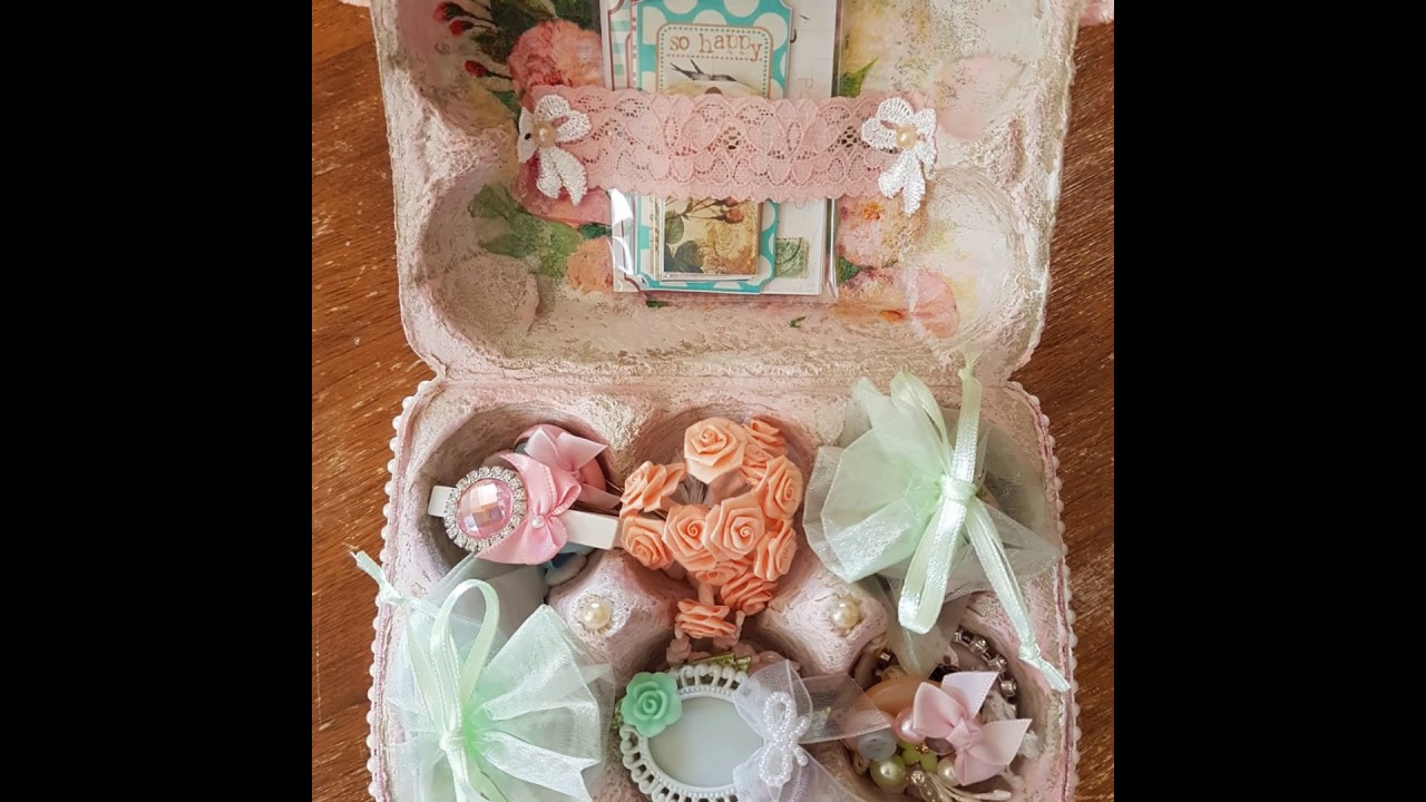 Shabbychic Egg carton swap with Debbie (SENT)
