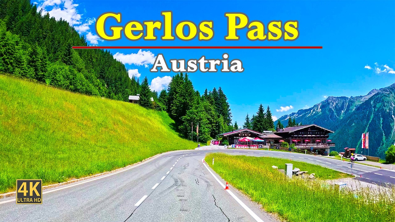 Gerlos Pass In Austria 🇦🇹 | Scenic Road Trip in Stunning 4K