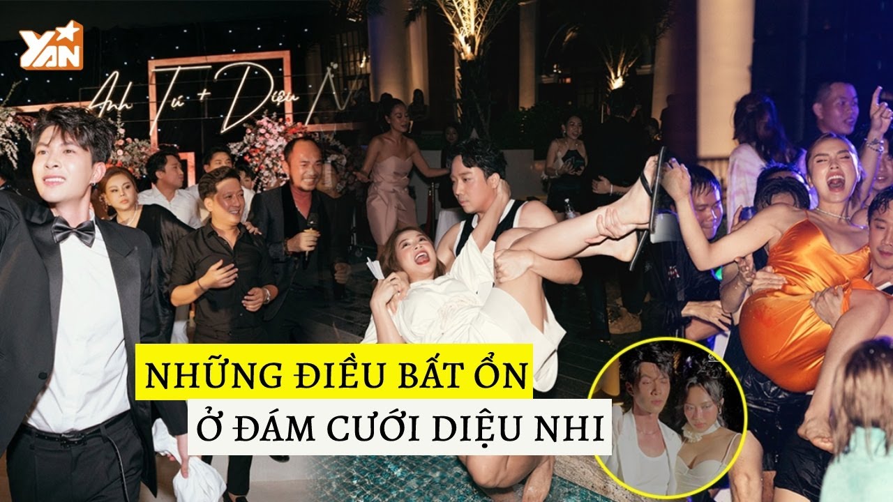 Đám cưới DIỆU NHI - ANH TÚ và loạt tình huống muốn 