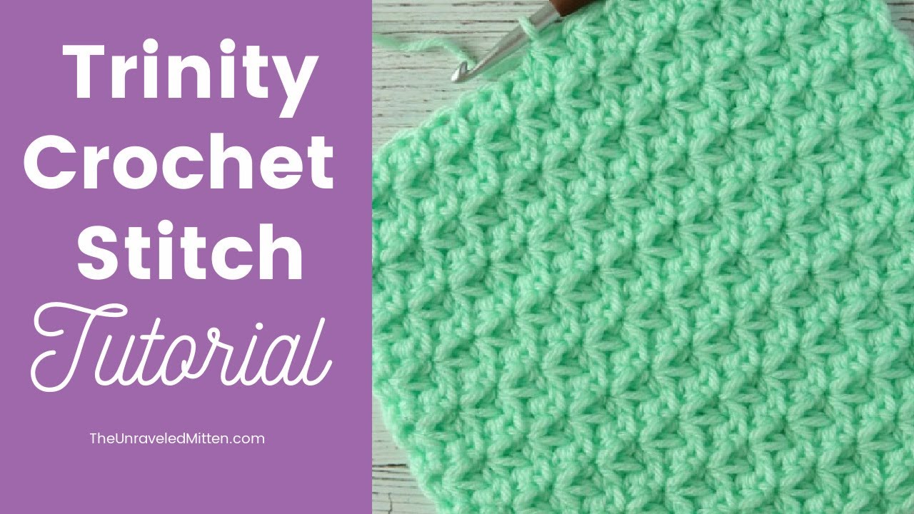 Trinity Stitch Crochet Tutorial
