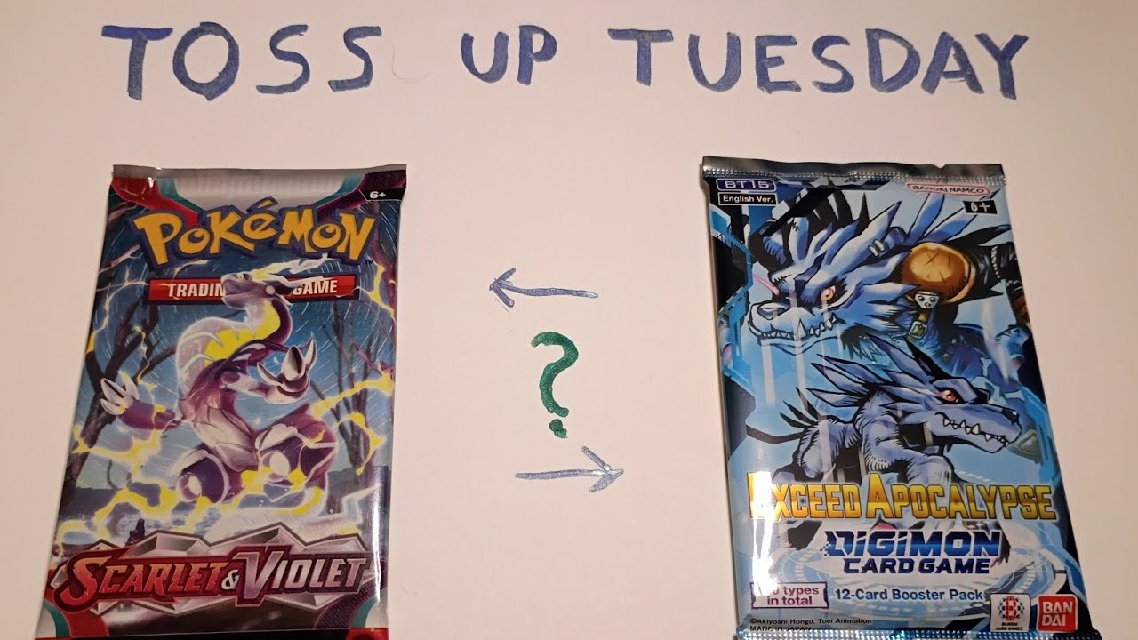 Toss Up Tuesday - Pokemon -OR- Digimon 