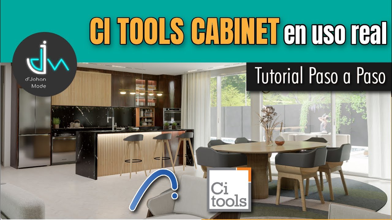 Diseñando una Cocina REAL con CI Tool Cabinet | Tutorial Paso a Paso en Archicad