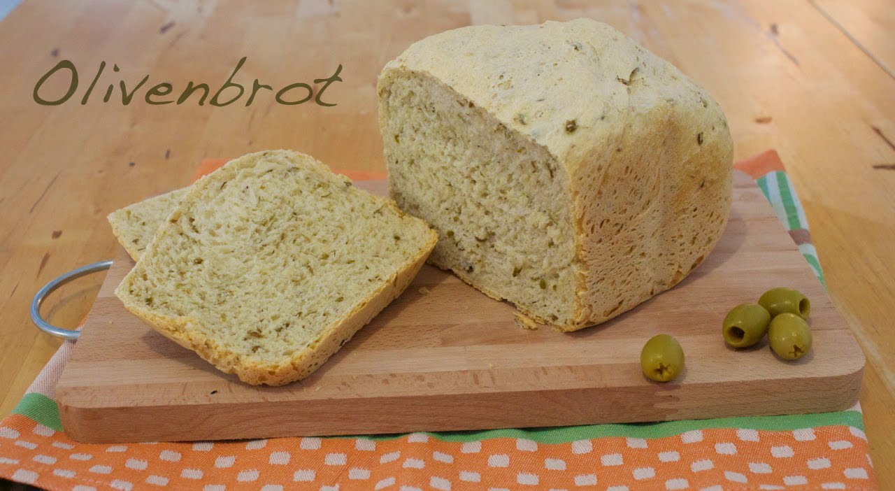 Rezept: Olivenbrot mit Thymian / Weizenbrot mit Oliven & Thymian - Brotbackautomat Unold