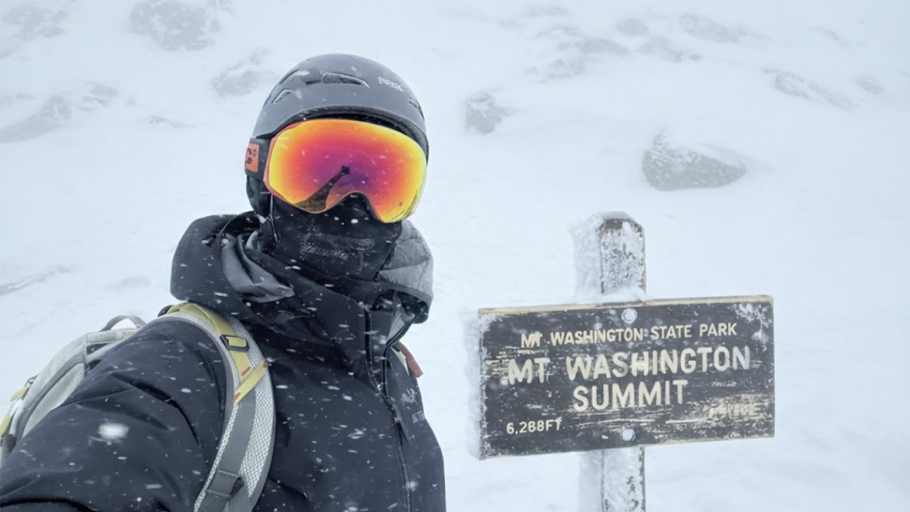 Mount Washington Winter Summit I 100mph wind gusts