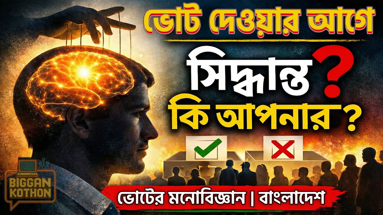 আপনি কি নিজের সিদ্ধান্তে ভোট দেন? মস্তিষ্ক যা বলে