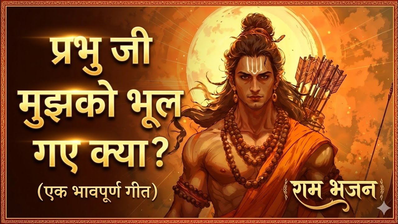 दिल को छू लेना वाला राम भजन। प्रभु जी मुझको भूल गए क्या।💗🕉️JaiShreeRam #RamBhajan #DevotionalMusic 