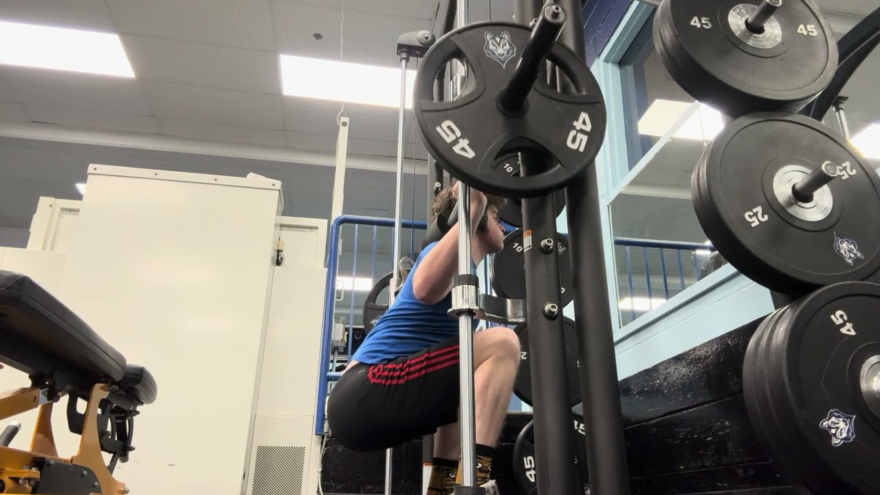 115 lb smith machine squat