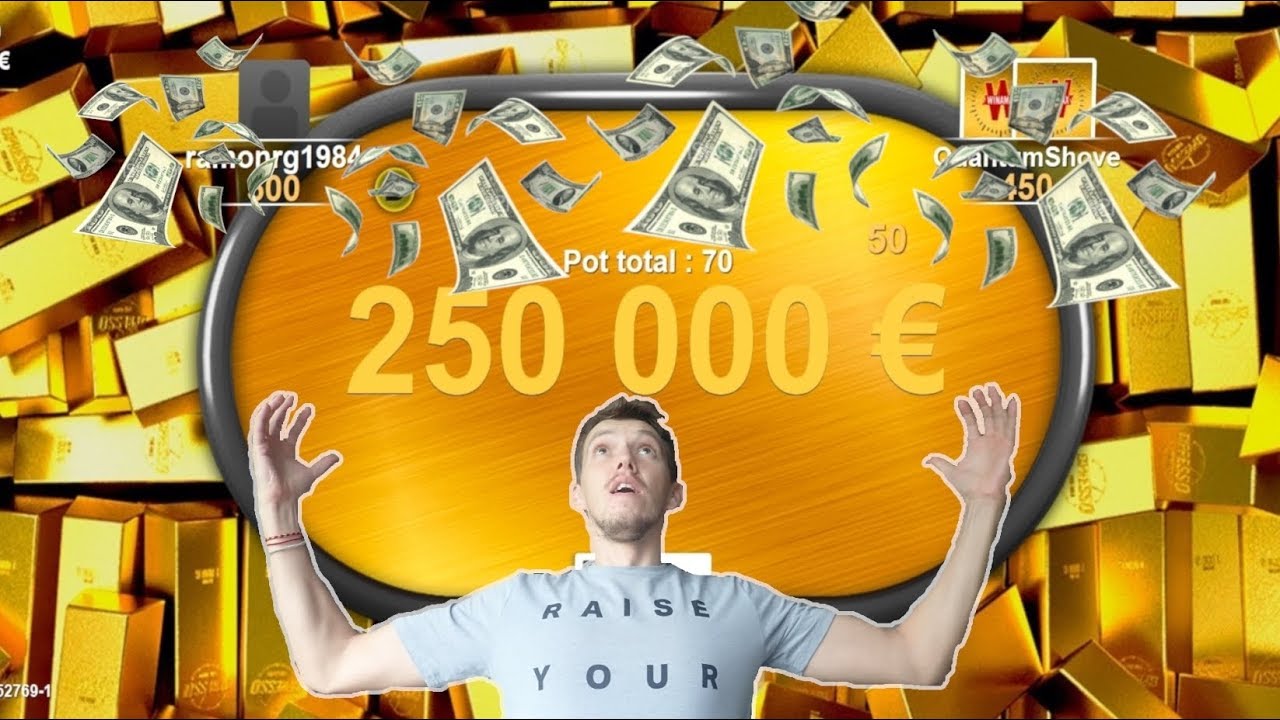 Il fait tapis toutes les mains pour 250 000€ !