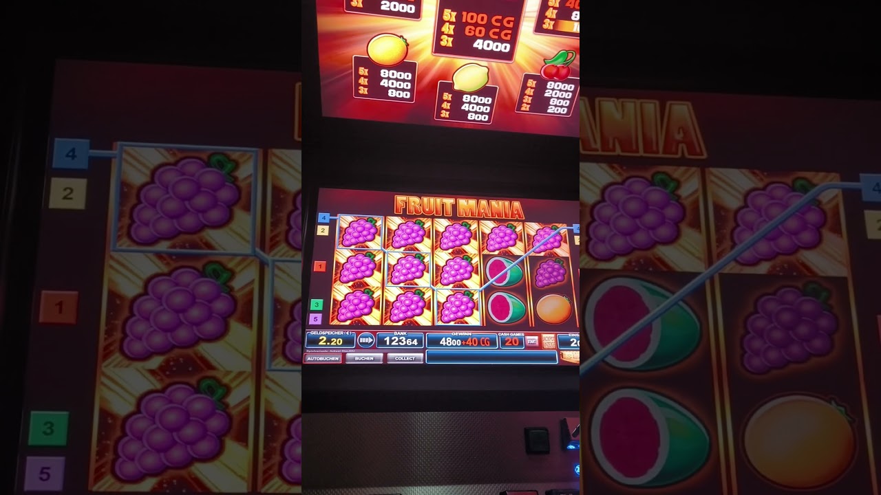Fruit Mania 2€ Einsatz 40 CG's 