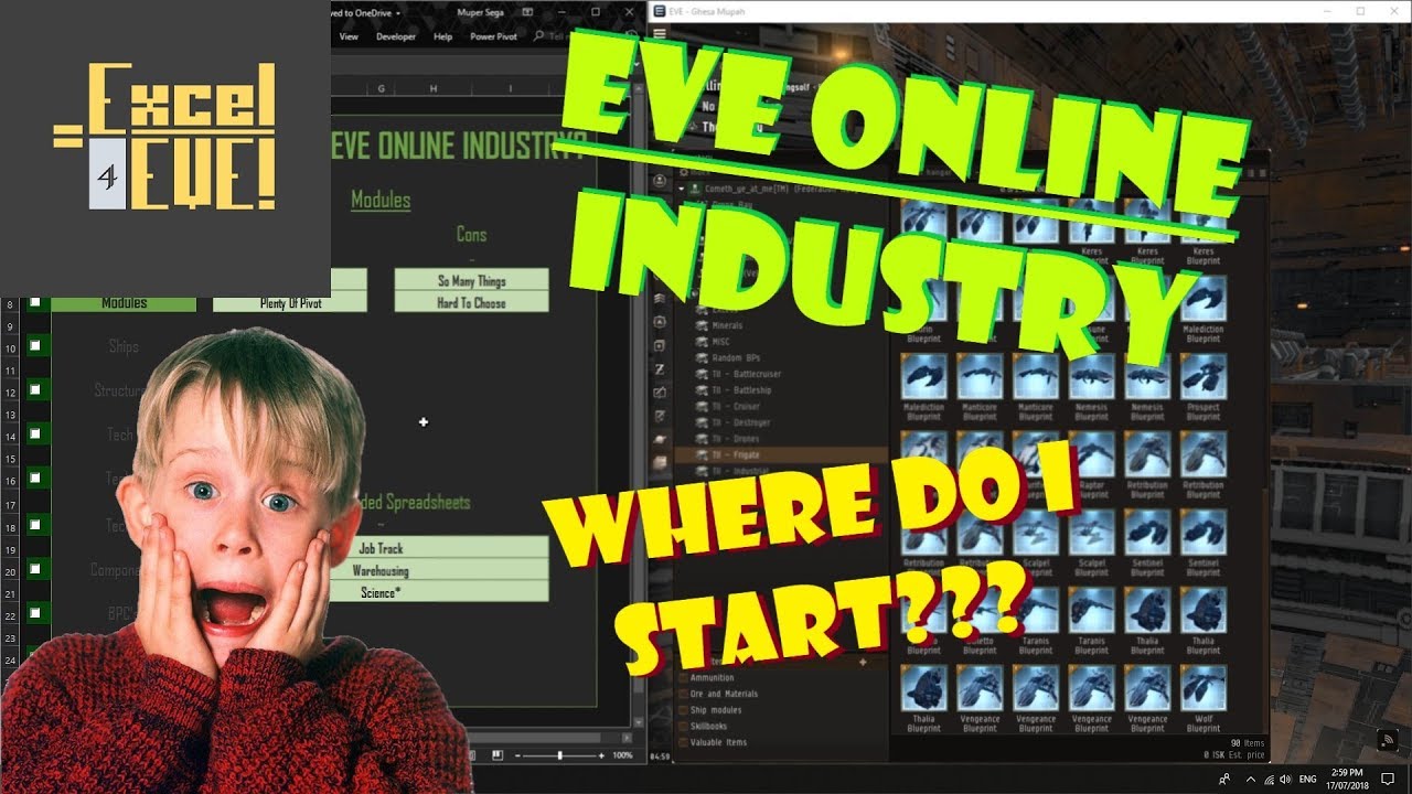 Eve Online Industry - WHERE DO I BEGIN??