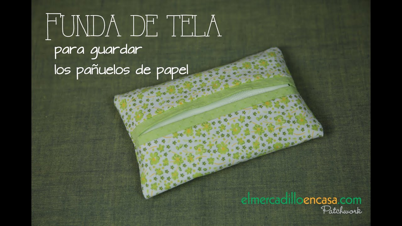 Aprende a hacer una Funda para tus pañuelos de papel