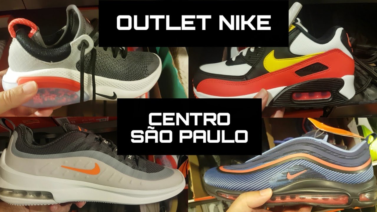 OUTLET DA NIKE EM S&Atilde;O PAULO - T&Ecirc;NIS BARATO E ORIGINAL