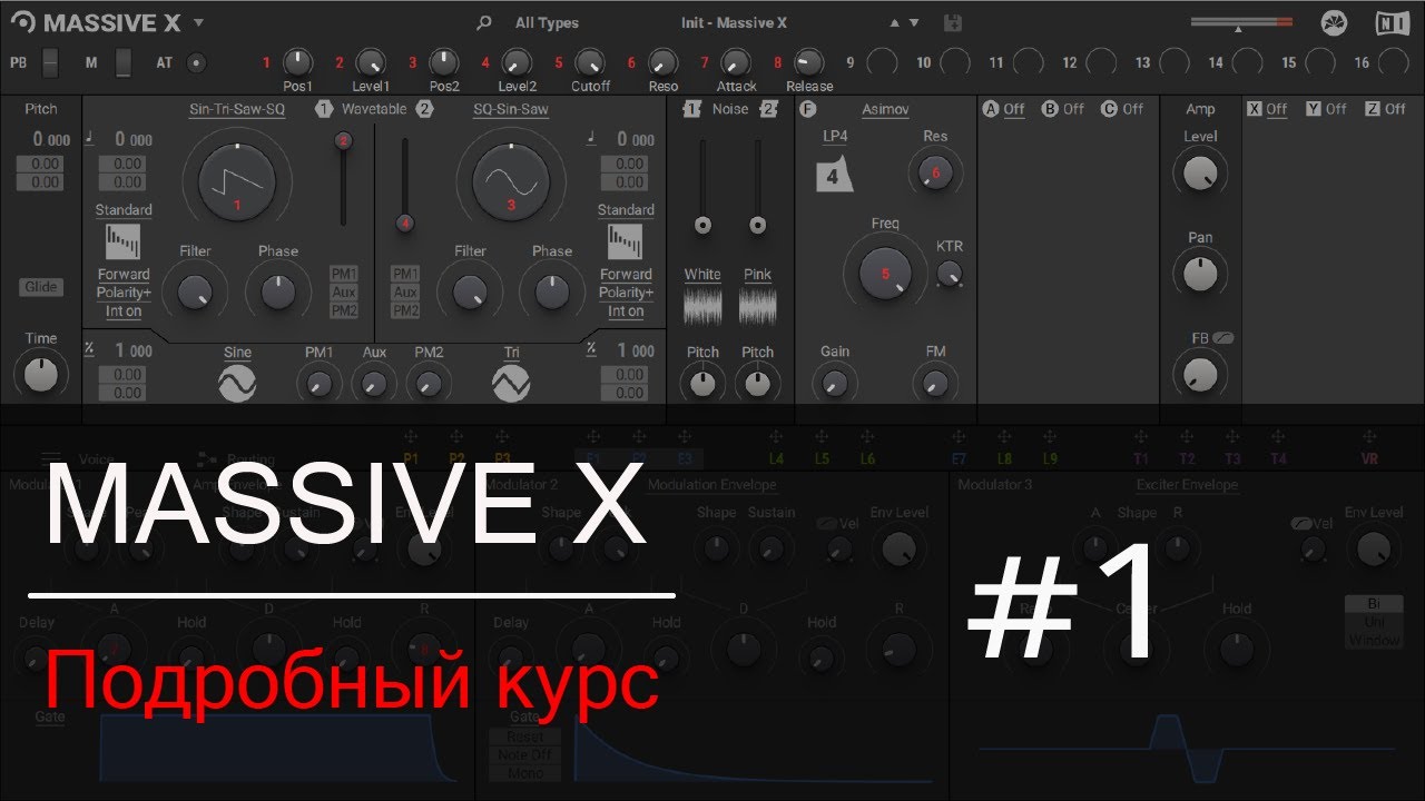 Полный курс по Massive X. Обзор интерфейса.